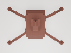 walking gear alien technology Modelo 3D