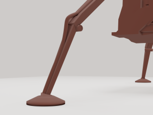 walking gear alien technology Modelo 3D