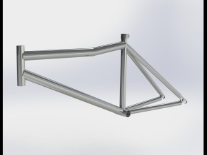 bicycle frame structure 3D Model
