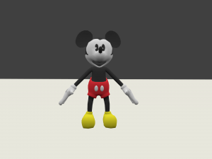 mickey mouse 3D 模型