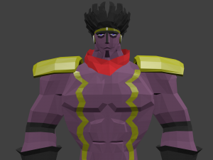 star platinum - low poly 3D 模型