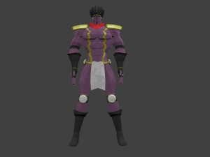 star platinum - low poly 3D Model