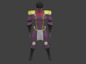 star platinum - low poly 3D Model