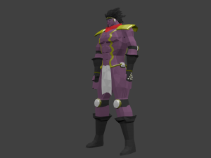 star platinum - low poly 3D Model