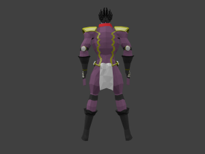 star platinum - low poly 3D Model
