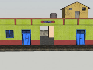 3d house for gaming 3D Модель
