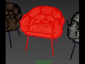 chair loft designe art 30458 30459 30460 model 3D Model