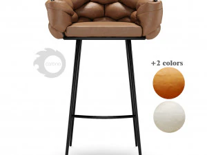 barstoel loft designe 30461 30462 30463 model 3D Model