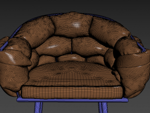 bar chair loft designe 30461 30462 30463 model 3D Model