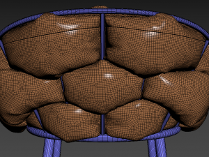 bar chair loft designe 30461 30462 30463 model 3D Model
