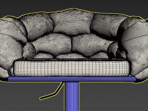 bar chair loft designe 30464 30465 30466 model 3D Model