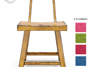 wooden chair loftdesigne 35556 35557 35558 35559 35560 model Model 3D