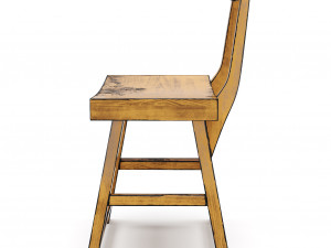 wooden chair loftdesigne 35556 35557 35558 35559 35560 model 3D Model