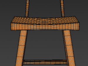 wooden chair loftdesigne 35556 35557 35558 35559 35560 model 3D Model