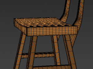 wooden chair loftdesigne 35556 35557 35558 35559 35560 model 3D Model