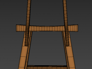 wooden chair loftdesigne 35556 35557 35558 35559 35560 model 3D Model