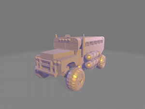crossout bus 3D Model