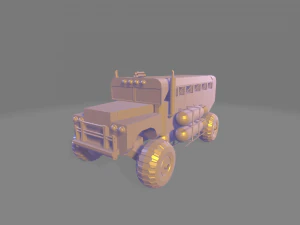 &ocirc;nibus cruzado Modelo 3D