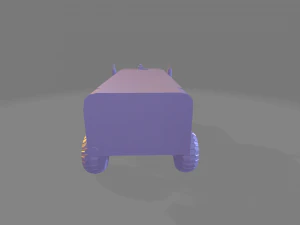 &ocirc;nibus cruzado Modelo 3D