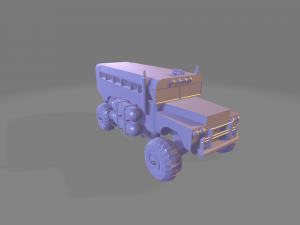 crossout bus 3D 모델