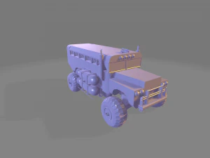 &ocirc;nibus cruzado Modelo 3D