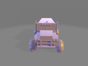 &ocirc;nibus cruzado Modelo 3D