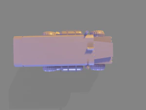 &ocirc;nibus cruzado Modelo 3D