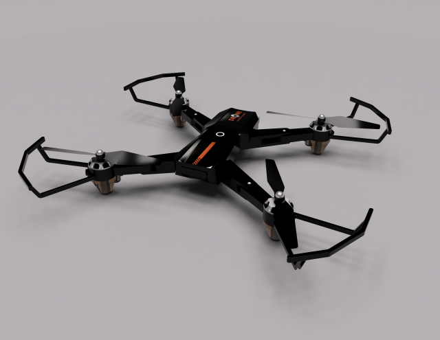 drone Modèle 3D .c4d .max .obj .3ds .fbx .stl .blend 