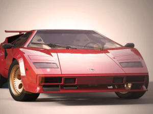 vecchia macchina sportiva Modello 3D