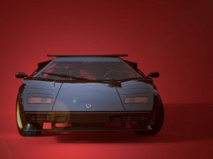 old sportcar 3D Modell