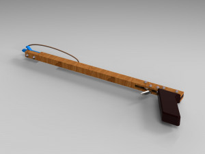 rubber band slingshot Modelo 3D