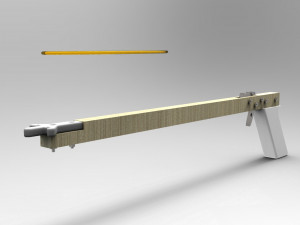 rubber band slingshot Modèle 3D