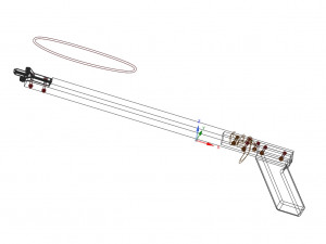rubber band slingshot Modèle 3D