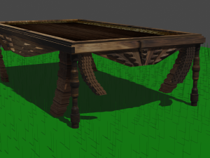 table and litle-table Modèle 3D