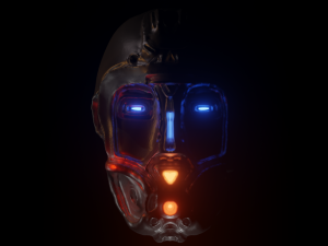 robot head Modèle 3D