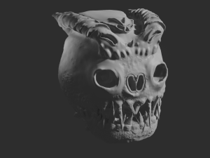 monster head Modelo 3D