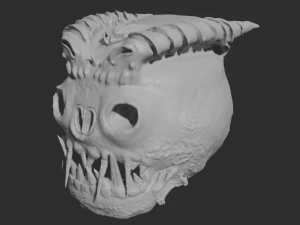 monster head 3D Model