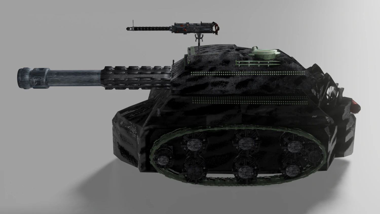 tanque 3D Model .c4d .max .obj .3ds .fbx .stl .blend 
