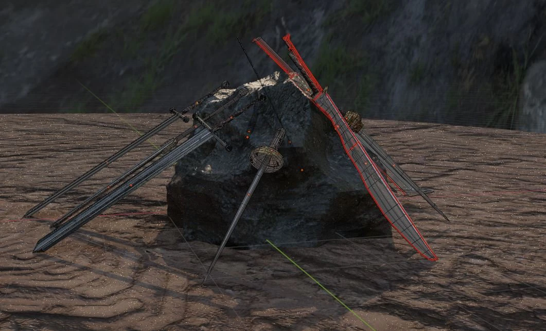 3d 10 swords asset pack 3D Model .c4d .max .obj .3ds .fbx .stl .blend