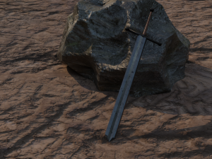 3d 10 swords asset pack 3D Modell