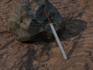 3d 10 swords asset pack 3D Modell