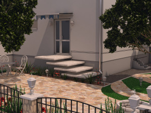 two-story house 3D 模型