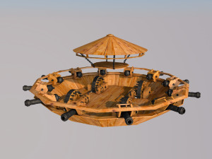 tank - leonardo da vinci 3Dモデル