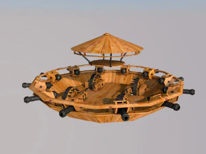 tank - leonardo da vinci 3D Model