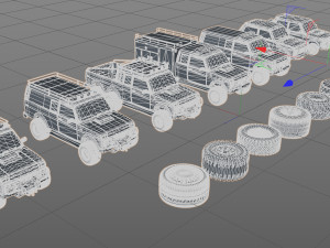 vaz niva offroad pack 3D Model