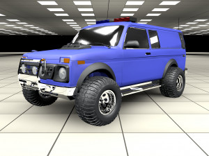 vaz niva offroad pack 3D Model