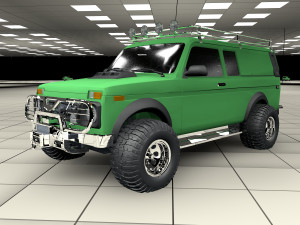 vaz niva offroad pack 3D Model