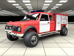 vaz niva offroad pack 3D Model
