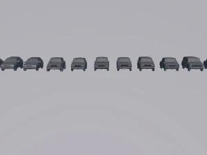 vaz collection 13 cars 3D Model