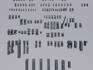 cars collection 3D 模型